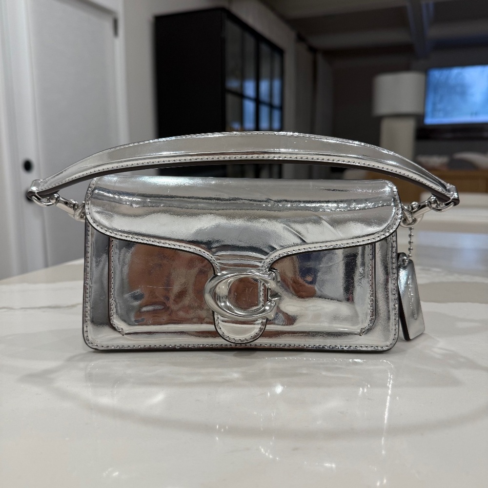 Coach Metallica silver bag
